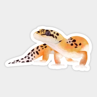 Leopard Gecko, Gecko Lovers, Painted Gecko Sticker